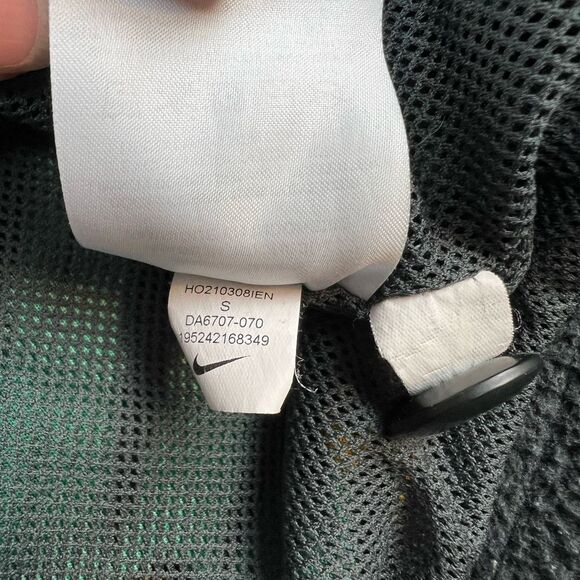 Lebron James Sherpa Jacket Mens Small Black Green Nike South Beach Tropical - Picture 6 of 9